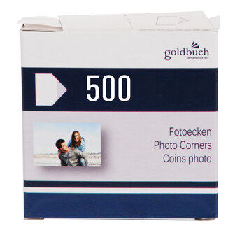 Goldbuch fotohoekjes transparant 500 stuks 83094